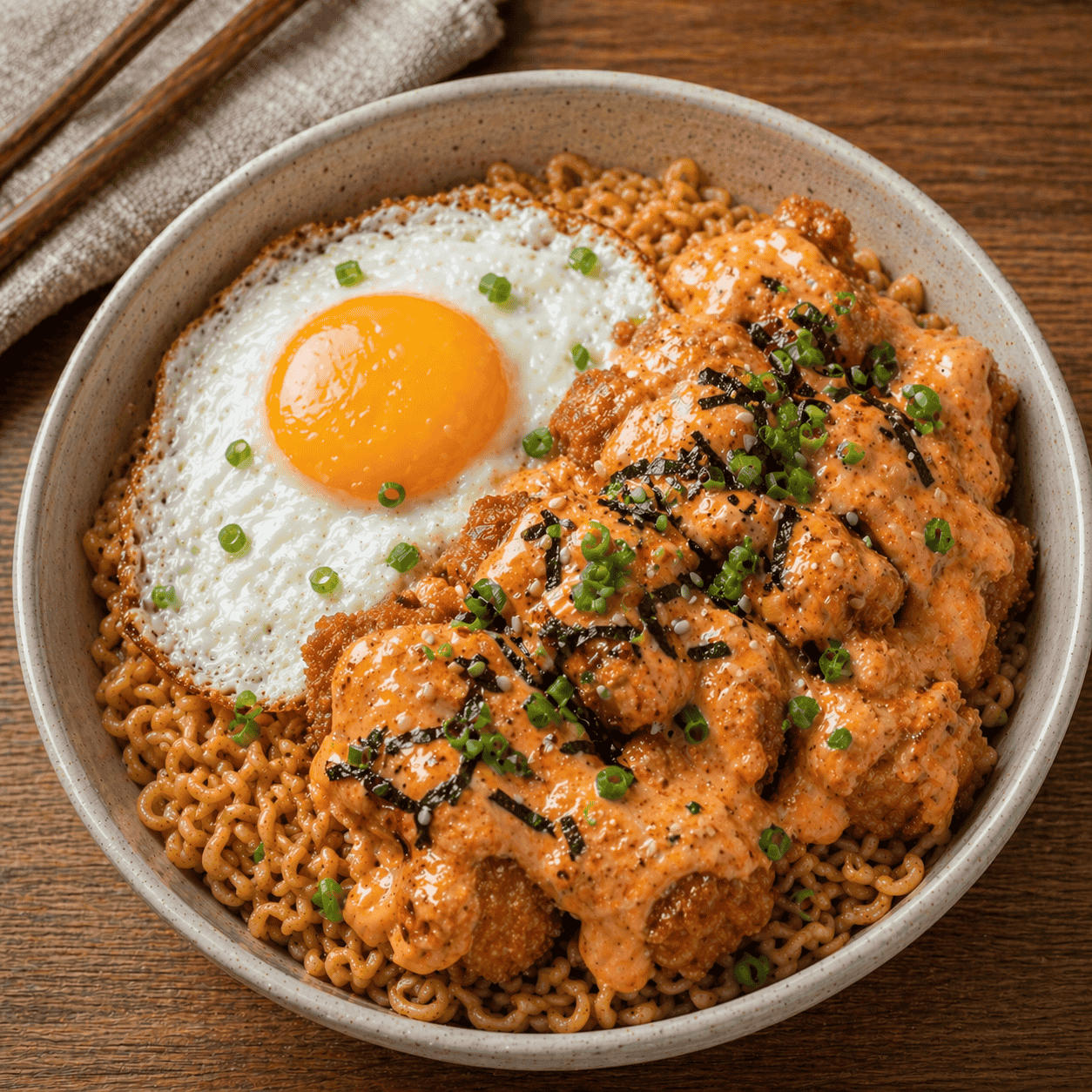 Chicken Indomie Bowl Mentai Rice Bowl Boss